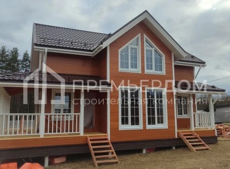 Фото со стройплощадок - Каркасный дом7,5х12 м.