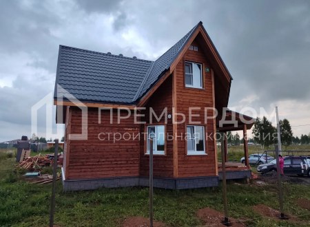 Фото со стройплощадок - Каркасный дом 7,5х10,5 м.