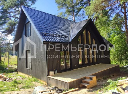Фото со стройплощадок - Каркасный дом 7,5х12 м.