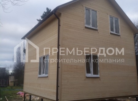 Фото со стройплощадок - Каркасный дом 6х6 м.