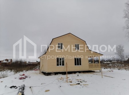 Фото со стройплощадок - Каркасный дом 9х11 м