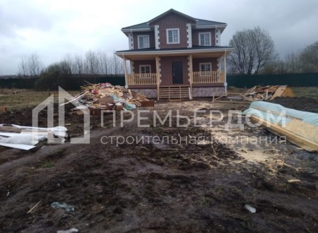 Фото со стройплощадок - Дом по проекту К-6