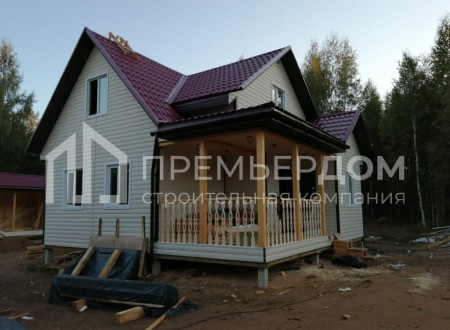 Фото со стройплощадок - Дом по проекту К-116 и баня
