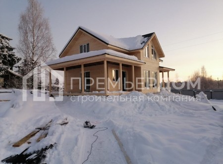 Фото со стройплощадок - Дом по проекту К-22