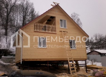 Фото со стройплощадок - Дом по проекту К-62