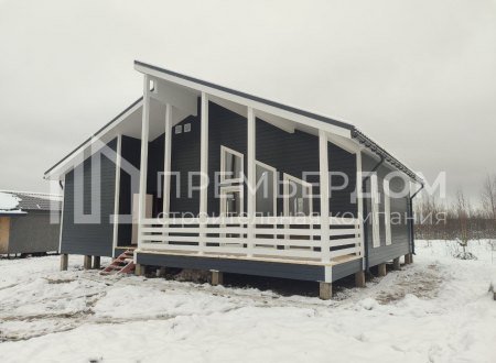 Фото со стройплощадок - Каркасный дом 12х10 м.