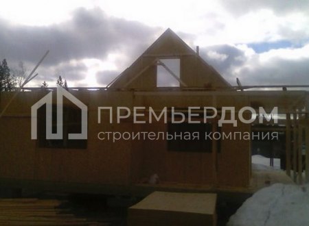 Фото со стройплощадок - Дом по проекту К-50