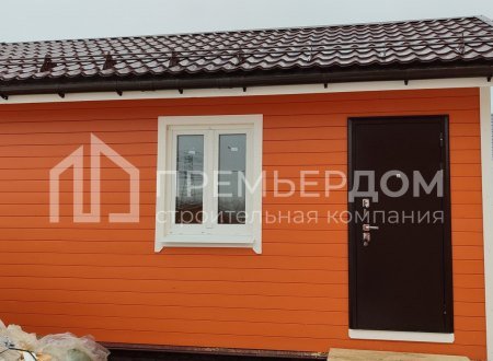 Фото со стройплощадок - Каркасная баня 4,5х6,5 м.