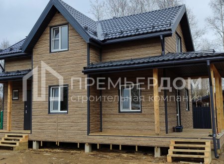 Фото со стройплощадок - Каркасный дом 7х11 м.