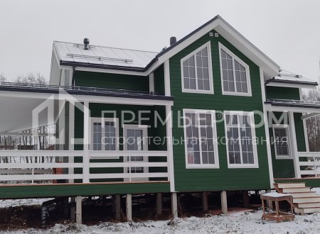 Фото со стройплощадок - Каркасный дом 7,5х12,5 м.