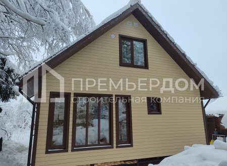 Фото со стройплощадок - Каркасный дом 8х8,5 м.