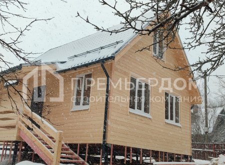 Фото со стройплощадок - Каркасный дом 6х8 м.