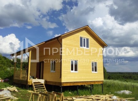 Фото со стройплощадок - Дом по проекту К-71