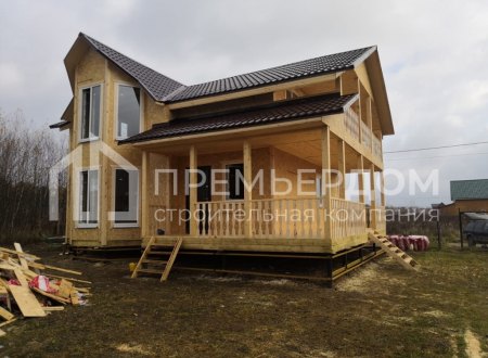 Фото со стройплощадок - Дом по проекту К-127