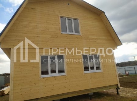 Фото со стройплощадок - Каркасный дом 7х9 м.