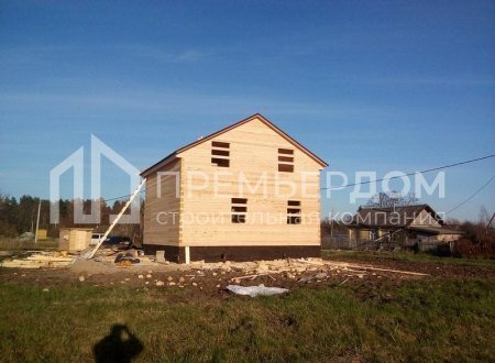 Фото со стройплощадок - Дом по проекту Д-32