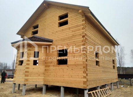 Фото со стройплощадок - Дом по проекту Д-60