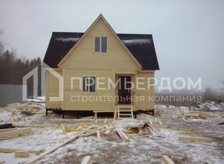 Фото со стройплощадок - Дом по проекту Д-2