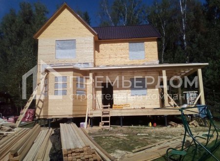 Фото со стройплощадок - Дом по проекту К-66