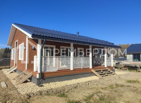 Фото со стройплощадок - Каркасный дом 11,7х11,5 м.