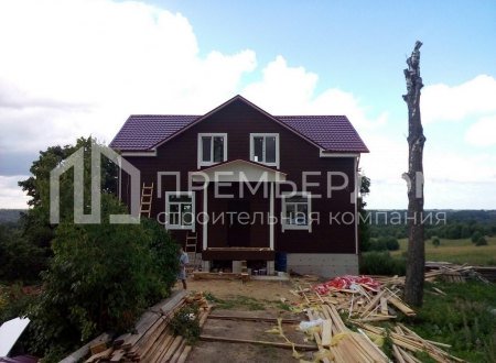 Фото со стройплощадок - Каркасный дом 10x12