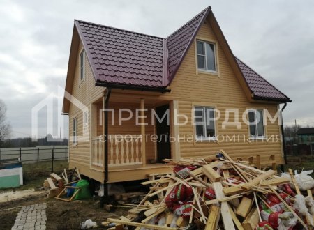 Фото со стройплощадок - Дом по проекту Д-3