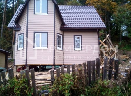 Фото со стройплощадок - Дом по проекту К-37