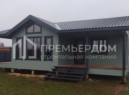 Фото со стройплощадок - Дом из бруса 8,5х11 м.