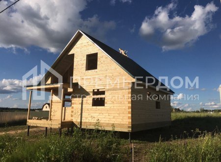 Фото со стройплощадок - Дом по проекту Д-106