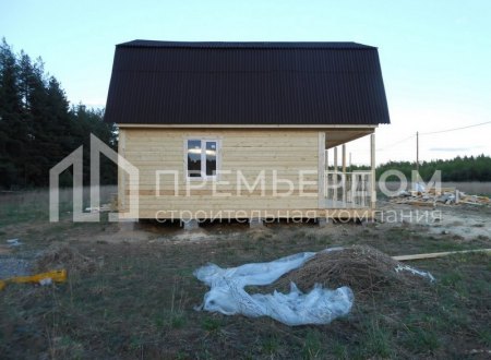 Фото со стройплощадок - Баня по проекту Б-14