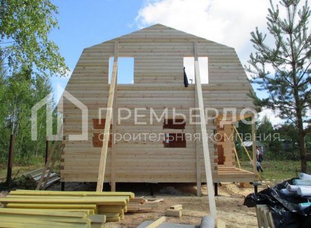 Фото со стройплощадок - Дом по проекту Д-42