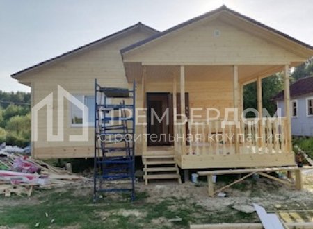Фото со стройплощадок - Каркасный дом 8х11 м.
