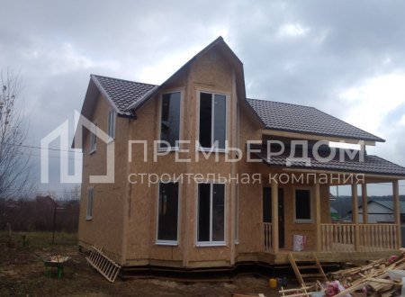 Фото со стройплощадок - Дом по проекту К-127