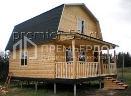 Фото со стройплощадок - Баня по проекту Б-9