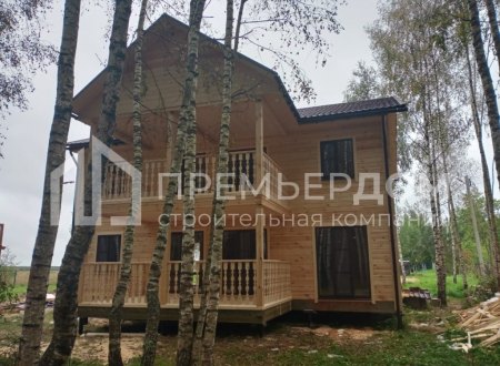 Фото со стройплощадок - Дом из бруса 9х11 м