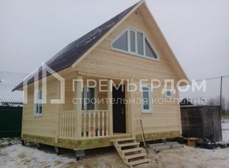 Фото со стройплощадок - Баня из бруса 6х6 м.