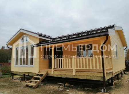 Фото со стройплощадок - Каркасный дом 10×10 м.