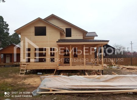 Фото со стройплощадок - Дом по проекту Д-88