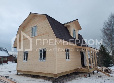 Фото со стройплощадок - Дом по проекту А-53