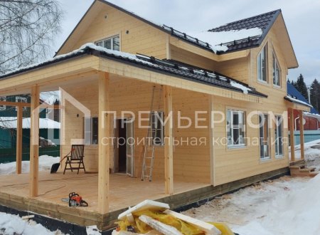 Фото со стройплощадок - Дом по проекту К-22