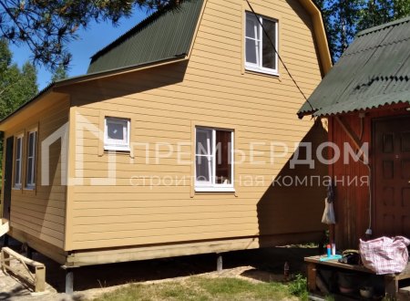 Фото со стройплощадок - Дачный дом по проекту А-11