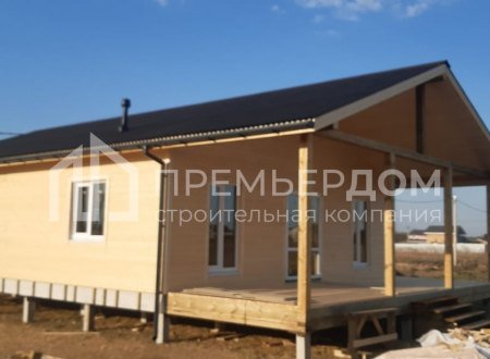 Фото со стройплощадок - Каркасный дом 8х14 м.