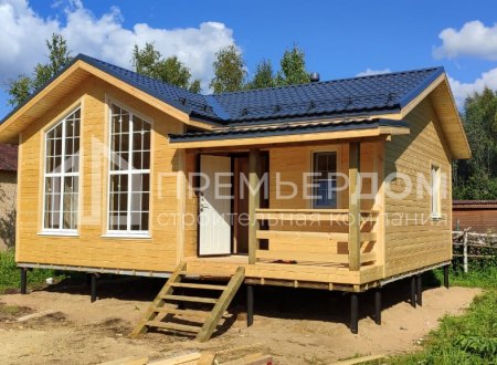 Фото со стройплощадок - Каркасный дом 7.2х8 м.