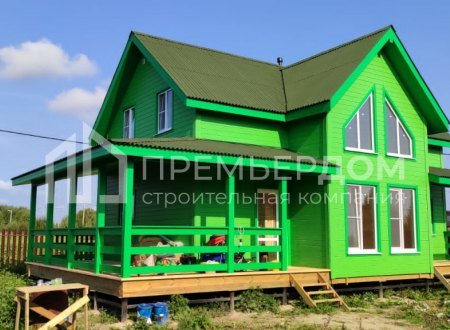 Фото со стройплощадок - Каркасный дом 7.5х12.5 м