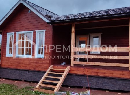 Фото со стройплощадок - Каркасный дом 8,5х11 м 