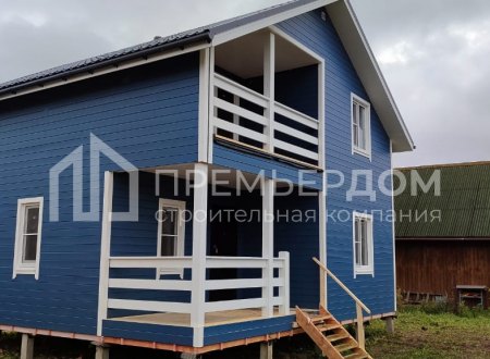 Фото со стройплощадок - Каркасный дом 8х8 м 