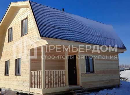 Фото со стройплощадок - Каркасный дом 7,5х8 м.