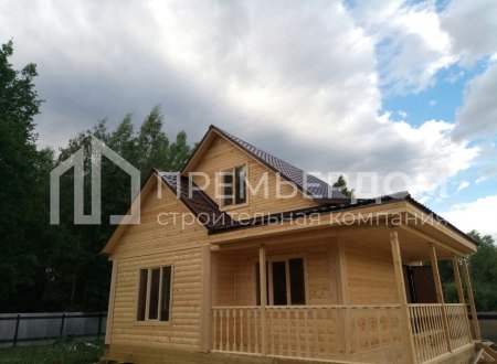 Фото со стройплощадок - Дом из бруса Д-50