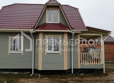 Фото со стройплощадок - Дом по проекту Д-12