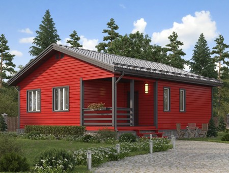 Ладога. Каркасный дом 9х10 м., 90 кв.м.